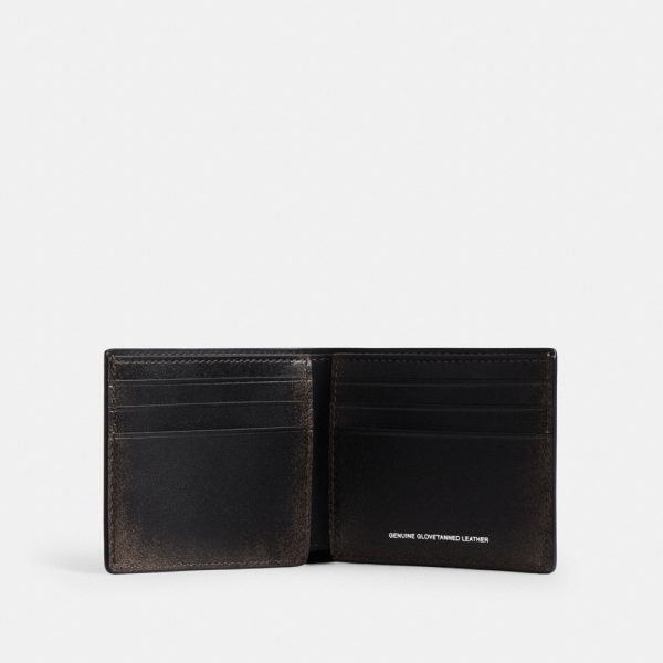 Coach Slim Billfold Wallet In Loved Leather - Preorder
