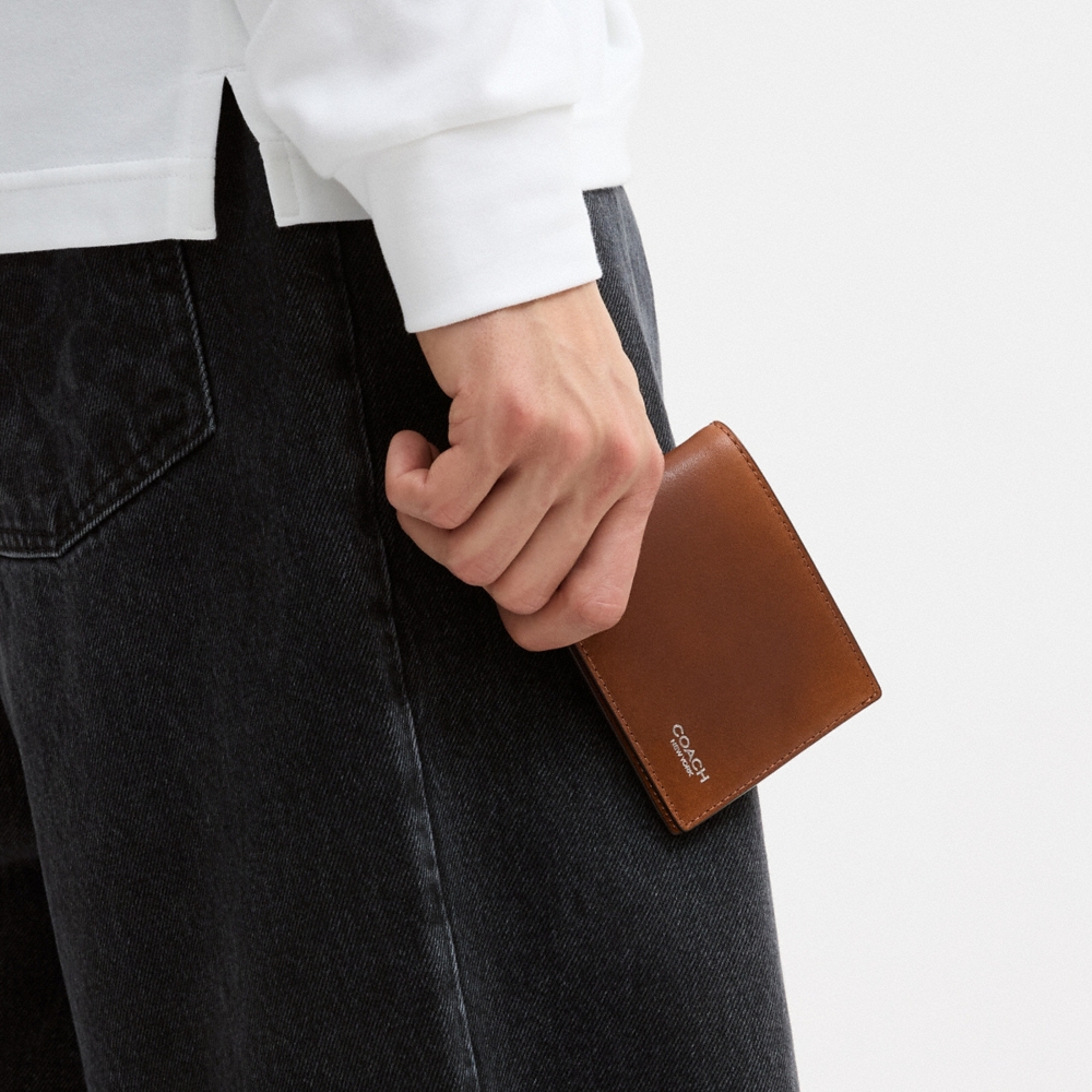 Coach Slim Billfold Wallet In Loved Leather - Preorder