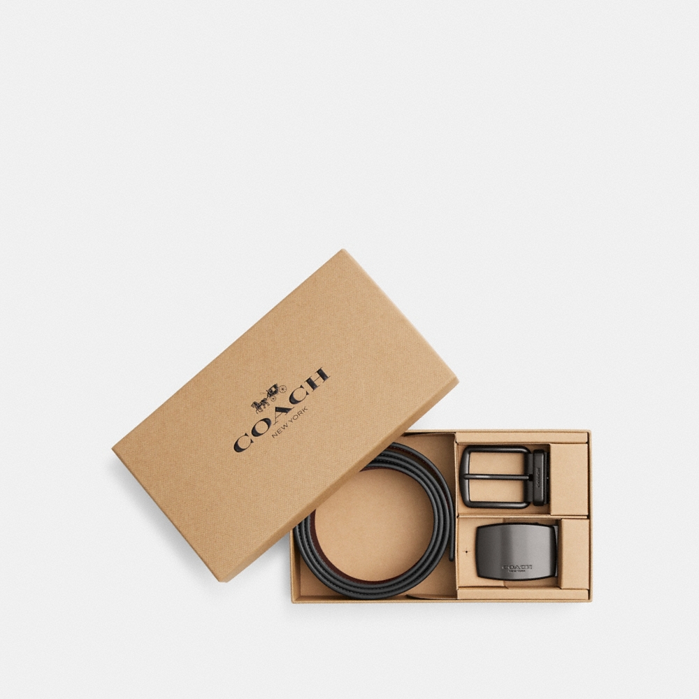 Coach Boxed Plaque And Harness Buckle Cut-To-Size Reversible Belt, 38MM - Preorder - Image 8