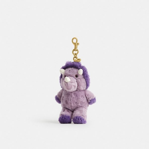 Coach Outlet Rexy 10th Birthday Trixy Dinosaur Bag Charm In Shearling - Preorder