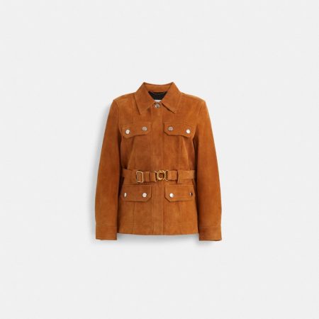 Coach Restored Suede Belted Heritage Jacket - Preorder — Penny