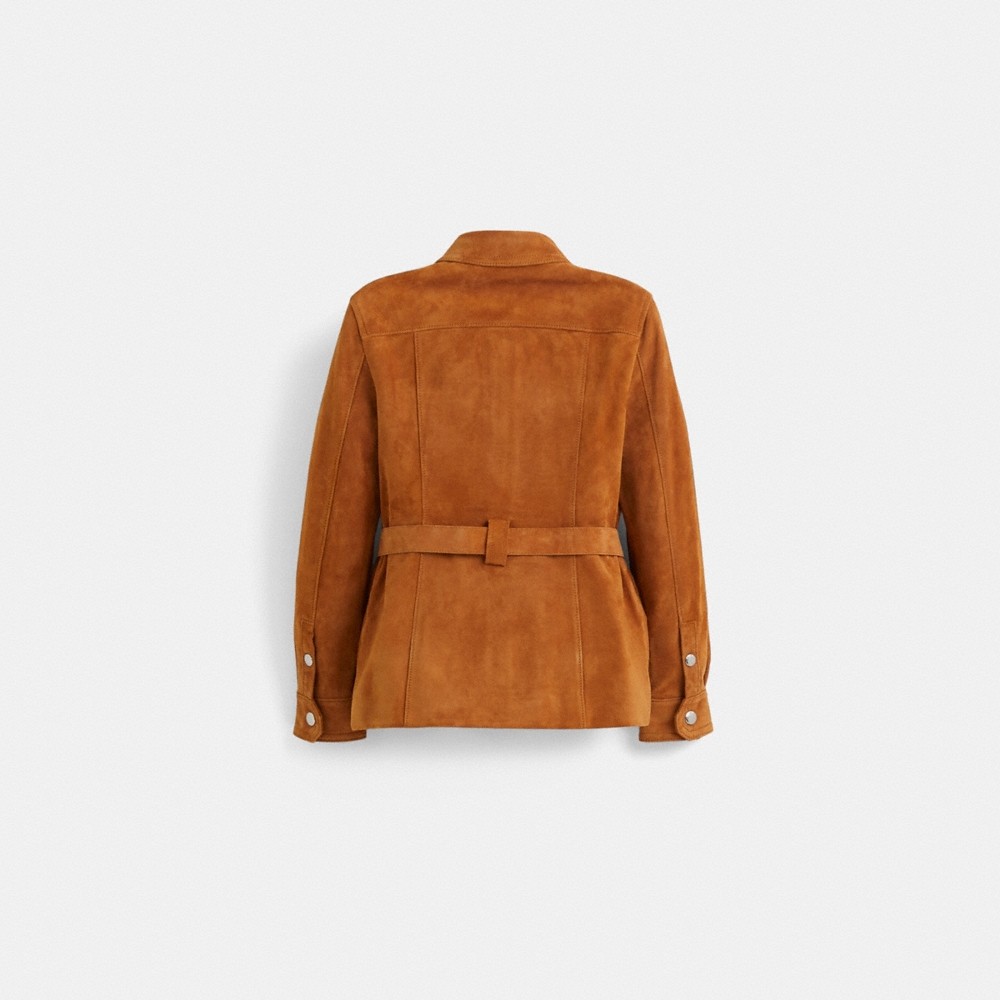 Coach Restored Suede Belted Heritage Jacket - Preorder