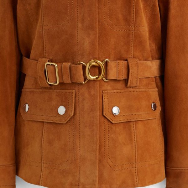 Coach Restored Suede Belted Heritage Jacket - Preorder