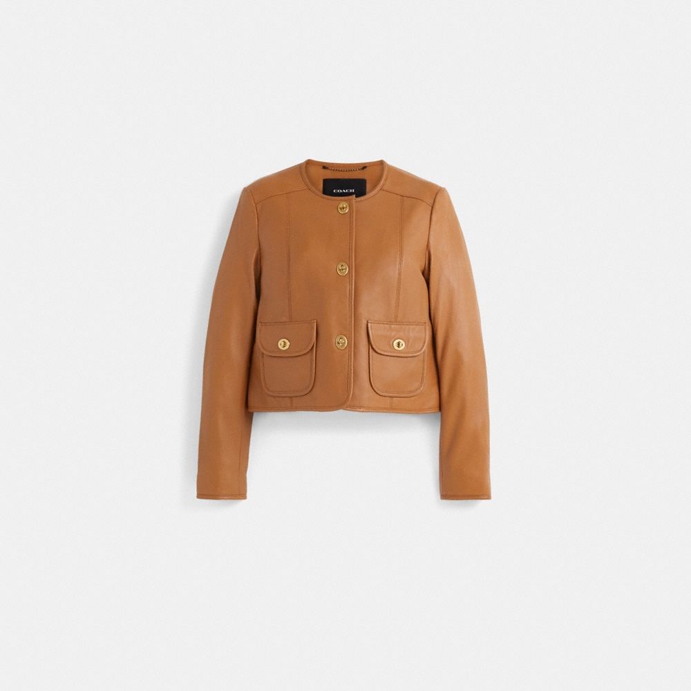 Coach Restored Cardi Leather Jacket - Preorder