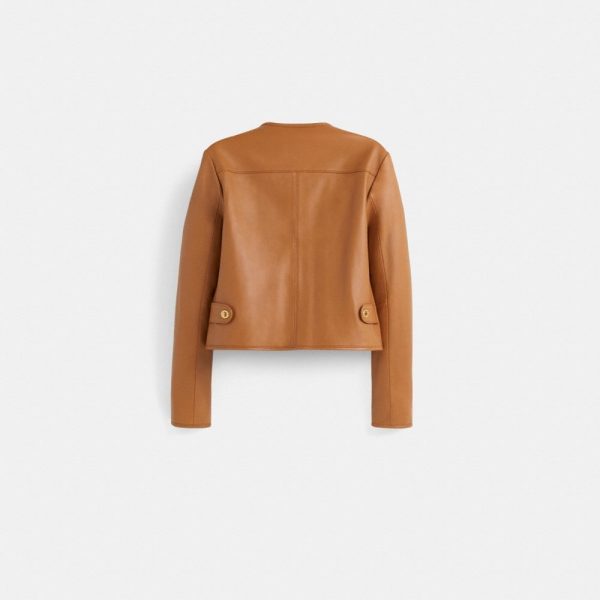 Coach Restored Cardi Leather Jacket - Preorder