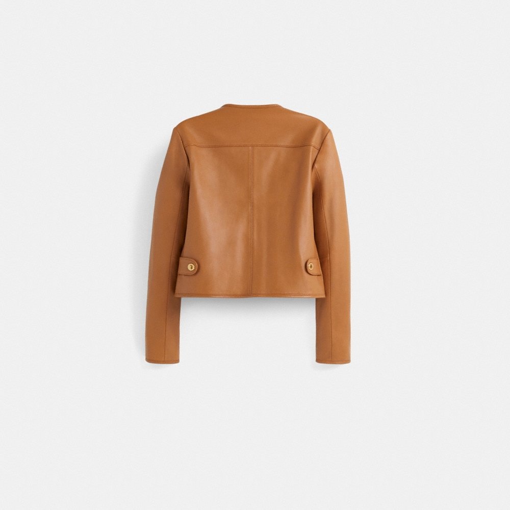 Coach Restored Cardi Leather Jacket - Preorder