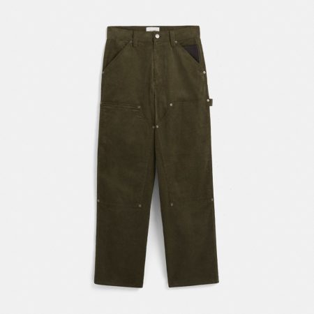Coach Restored Corduroy Pants - Preorder — Olive