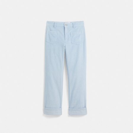 Coach Restored Corduroy Pants - Preorder — Light Blue