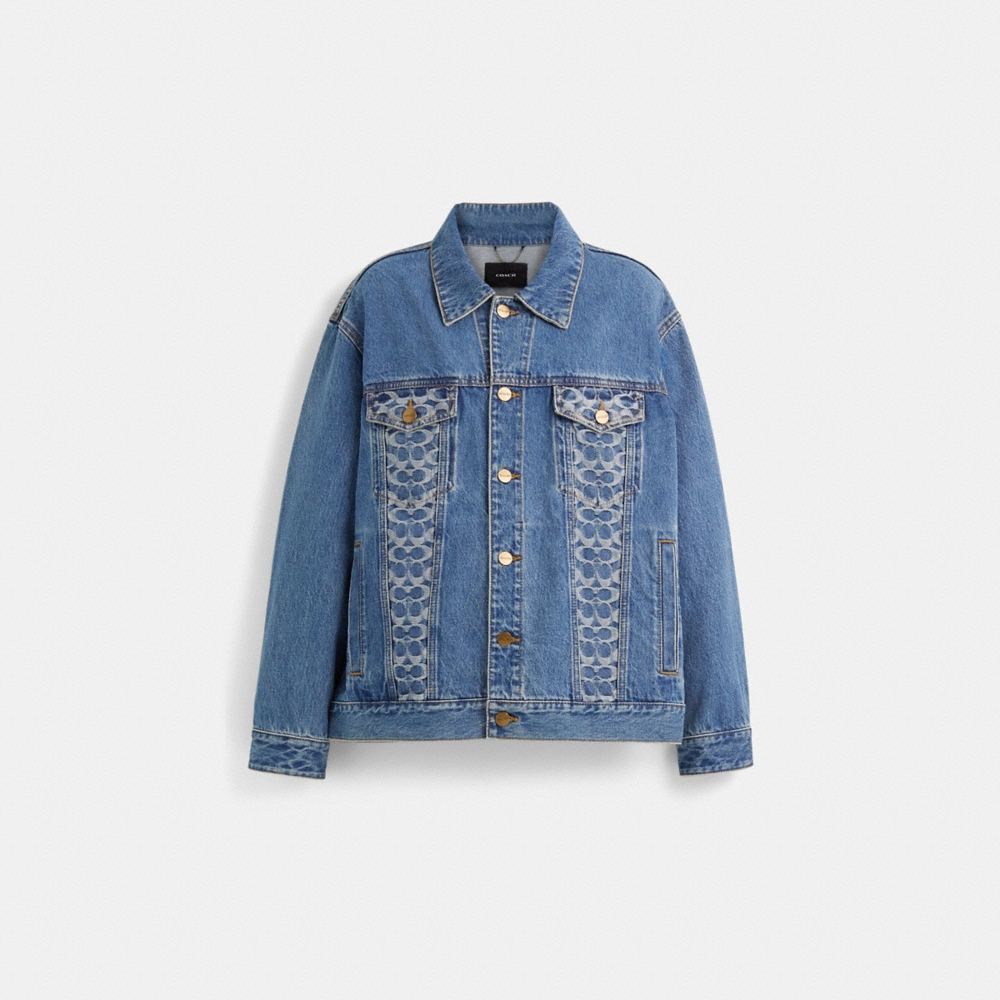 Coach Restored Oversized Signature Denim Jacket - Preorder