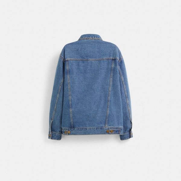 Coach Restored Oversized Signature Denim Jacket - Preorder
