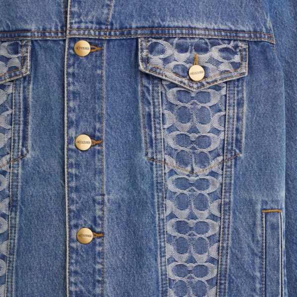 Coach Restored Oversized Signature Denim Jacket - Preorder