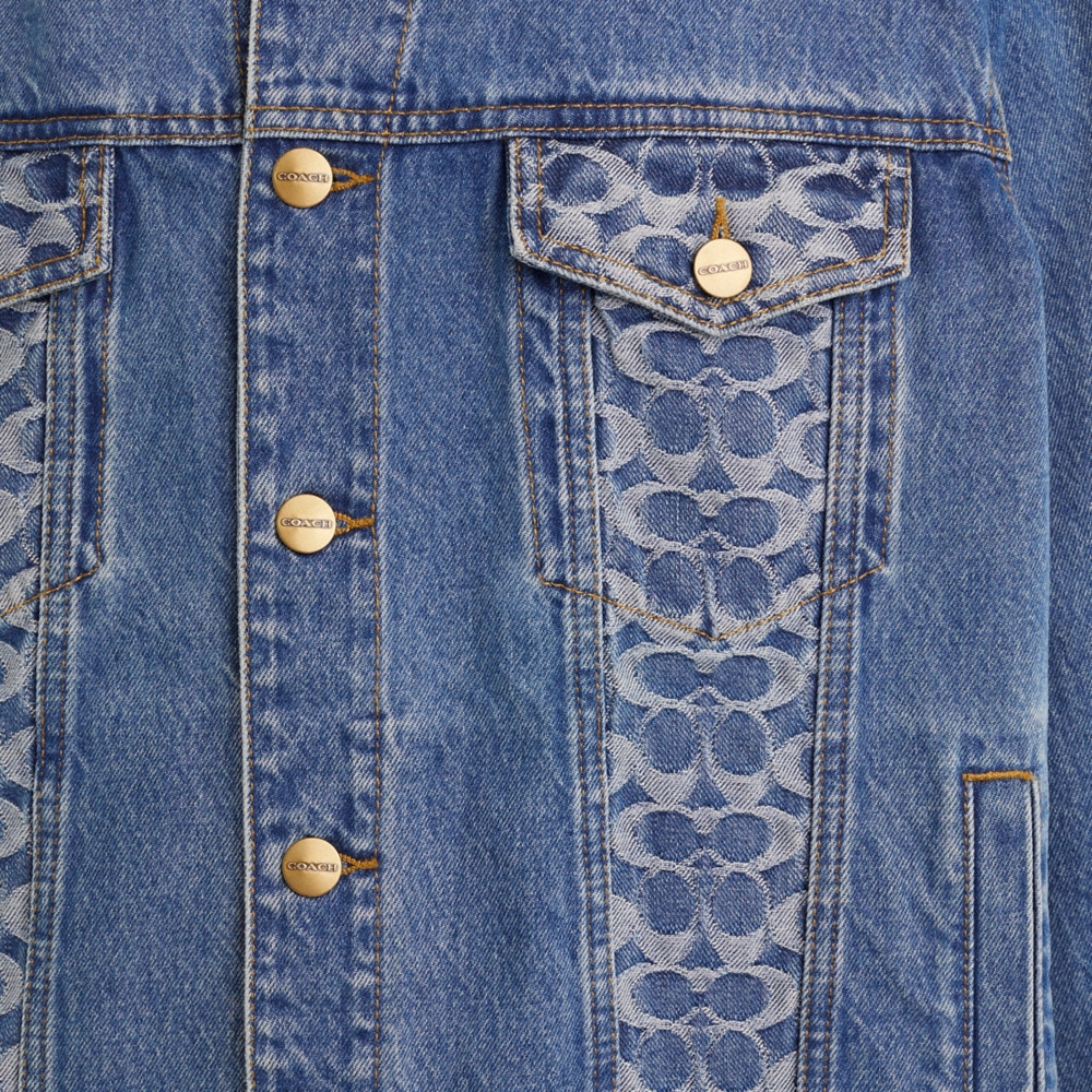 Coach Restored Oversized Signature Denim Jacket - Preorder