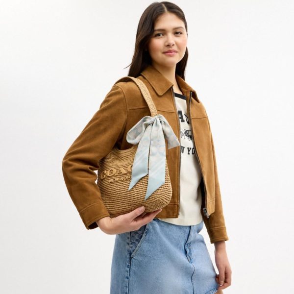 Coach Outlet Signature Silk Skinny Scarf - Preorder