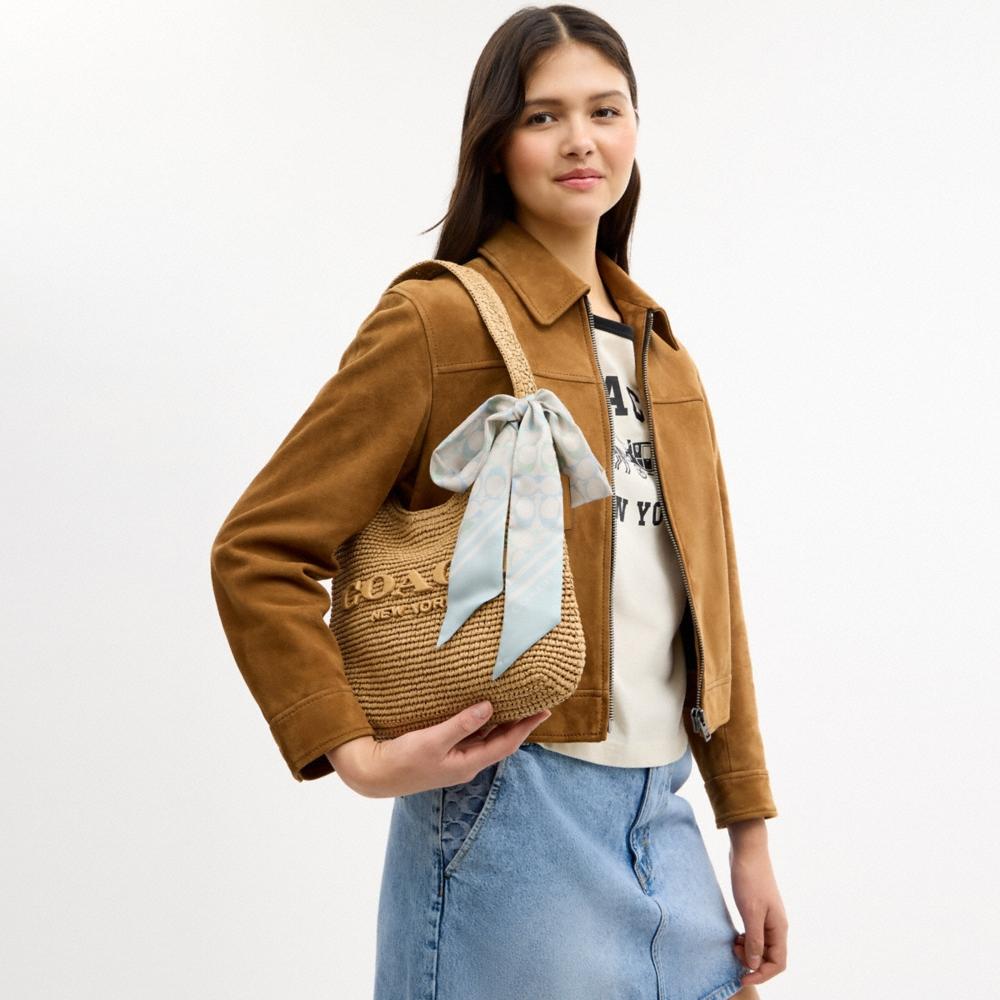 Coach Outlet Signature Silk Skinny Scarf - Preorder