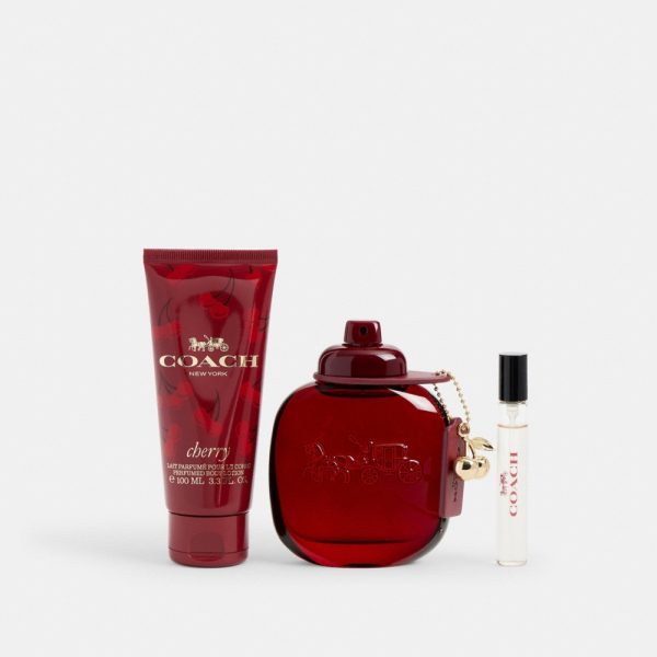 Coach Outlet Cherry Parfum 3 Piece Gift Set - Preorder