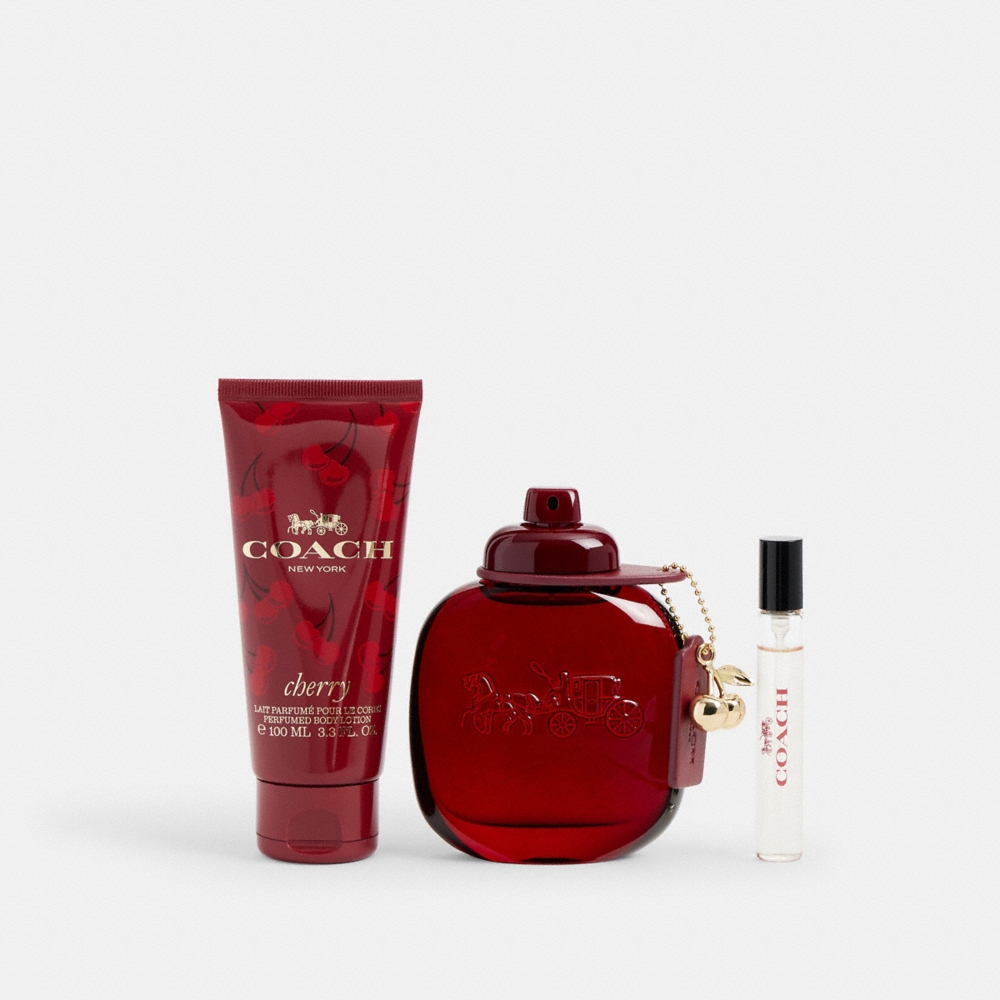 Coach Outlet Cherry Parfum 3 Piece Gift Set - Preorder