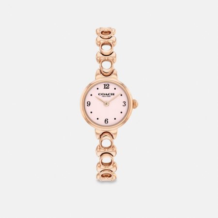 Coach Iris Watch, 22MM - Preorder — Rose Brass