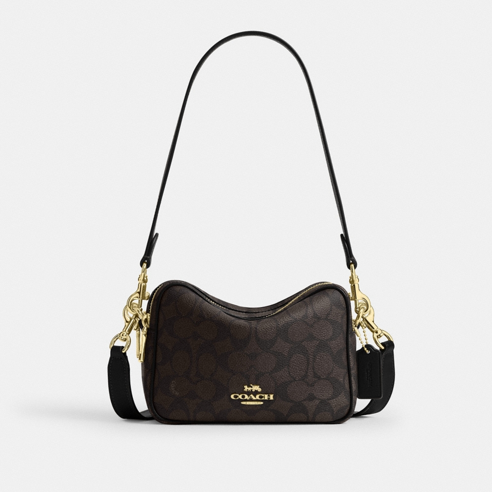 Coach Outlet Mini Carey Crossbody Bag In Signature Canvas - Preorder