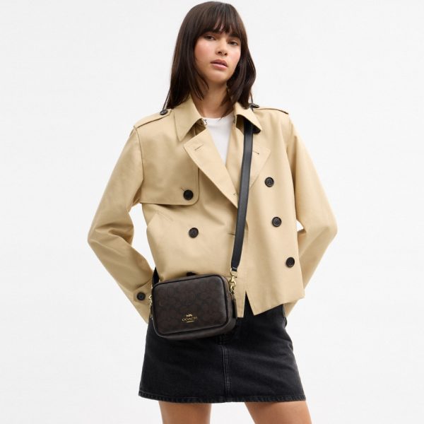 Coach Outlet Mini Carey Crossbody Bag In Signature Canvas - Preorder