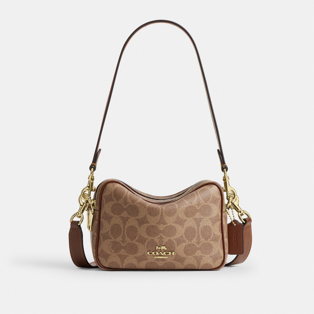 Coach Outlet Mini Carey Crossbody Bag In Signature Canvas - Preorder
