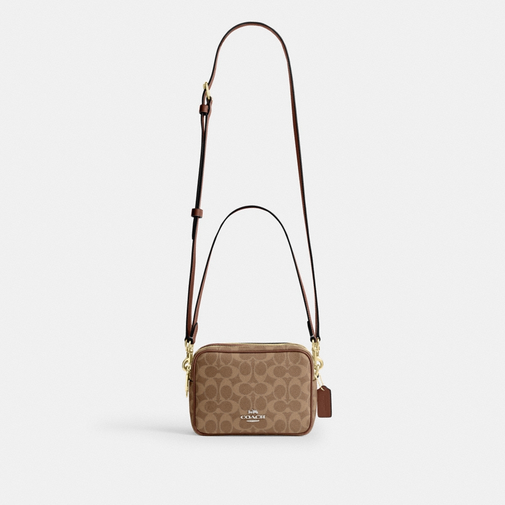Coach Outlet Mini Carey Crossbody Bag In Signature Canvas - Preorder