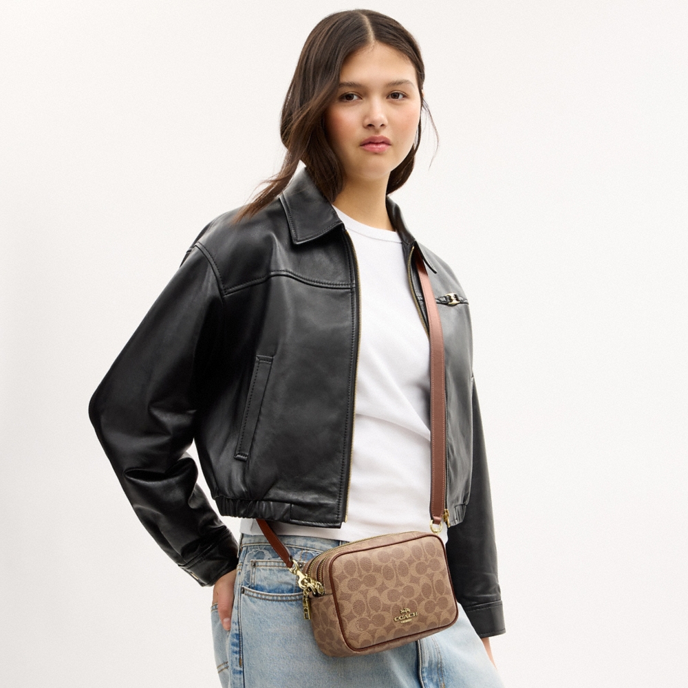 Coach Outlet Mini Carey Crossbody Bag In Signature Canvas - Preorder