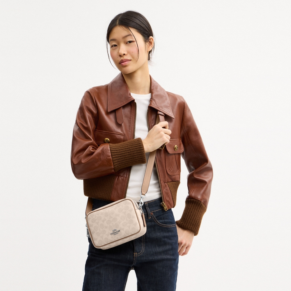 Coach Outlet Mini Carey Crossbody Bag In Signature Canvas - Preorder