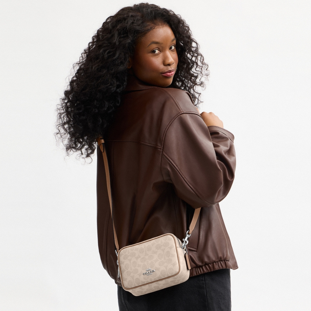 Coach Outlet Mini Carey Crossbody Bag In Signature Canvas - Preorder