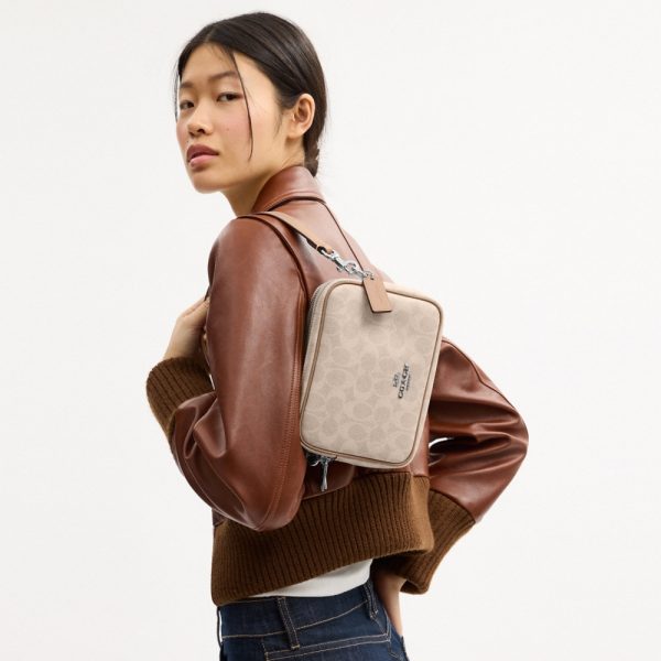 Coach Outlet Mini Carey Crossbody Bag In Signature Canvas - Preorder