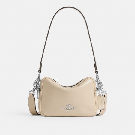 Coach Outlet Mini Carey Crossbody Bag - Preorder — Silver/Ivory