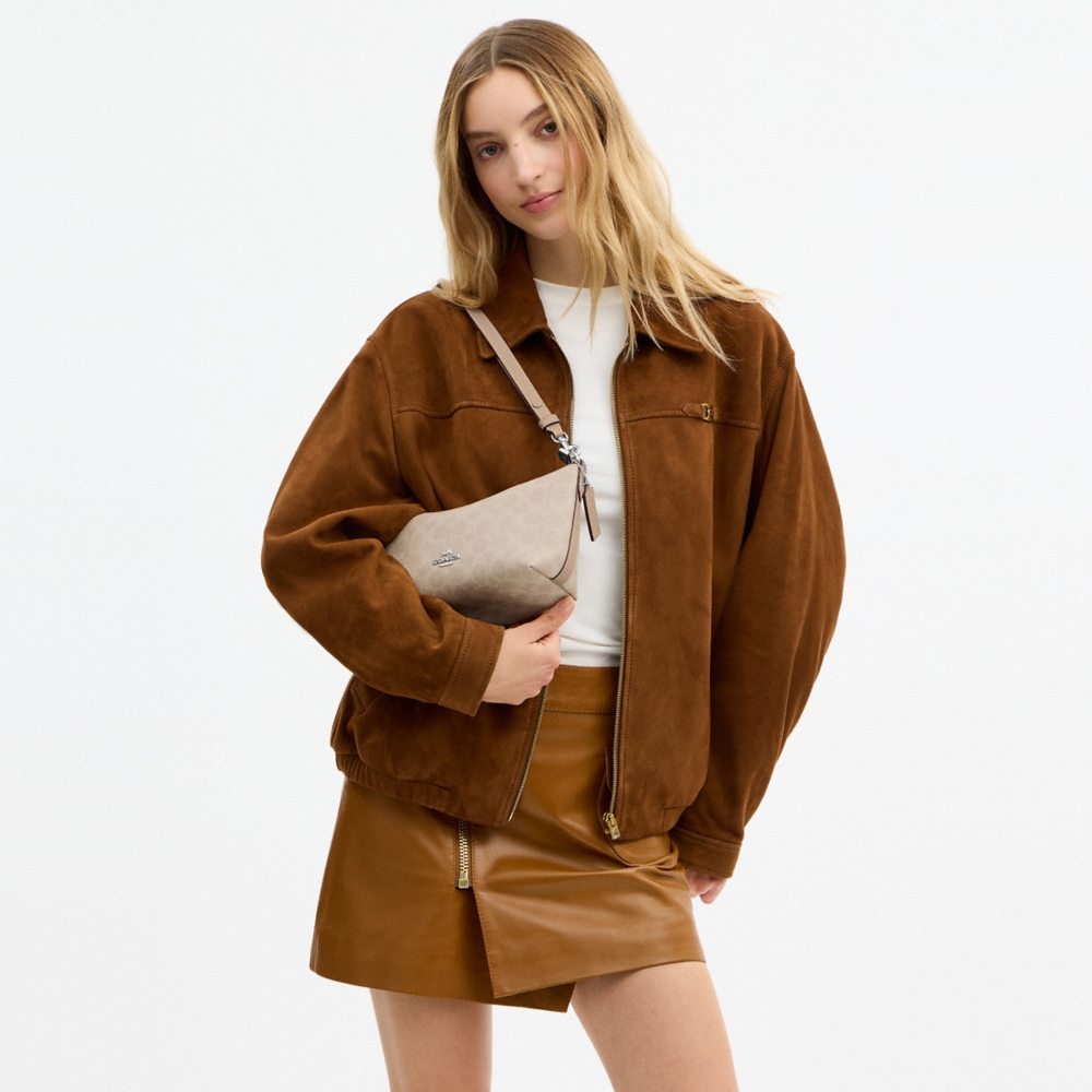 Coach Outlet Caitlin Shoulder Bag In Signature Canvas - Preorder