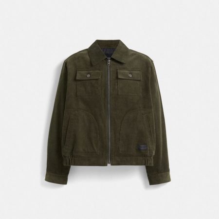 Coach Restored Corduroy Jacket - Preorder — Olive