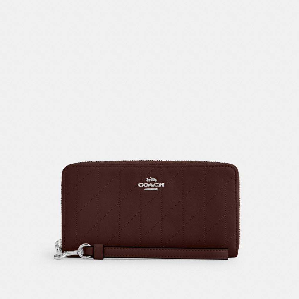 Coach Outlet Long Zip Around Wallet With Quilting - Preorder