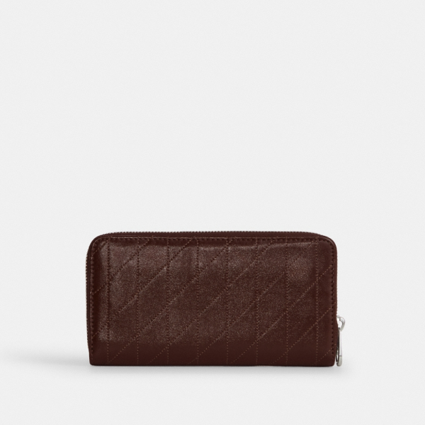 Coach Outlet Long Zip Around Wallet With Quilting - Preorder
