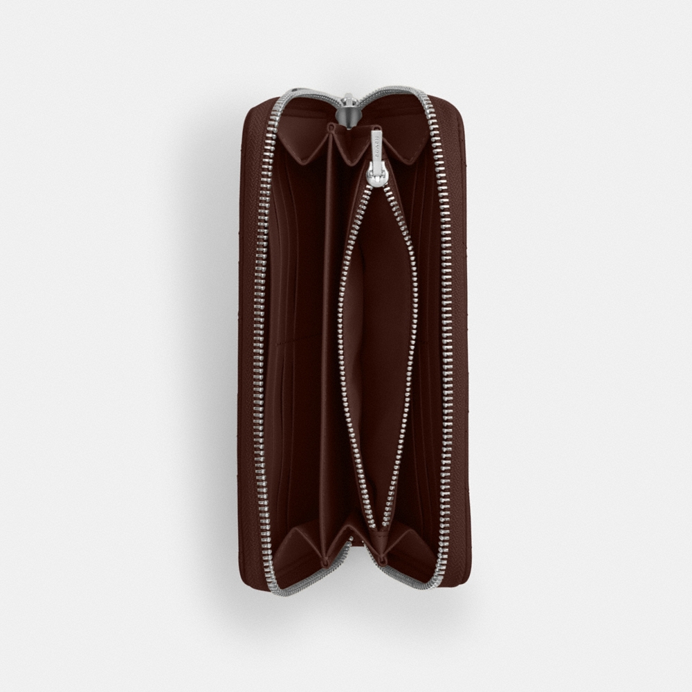 Coach Outlet Long Zip Around Wallet With Quilting - Preorder