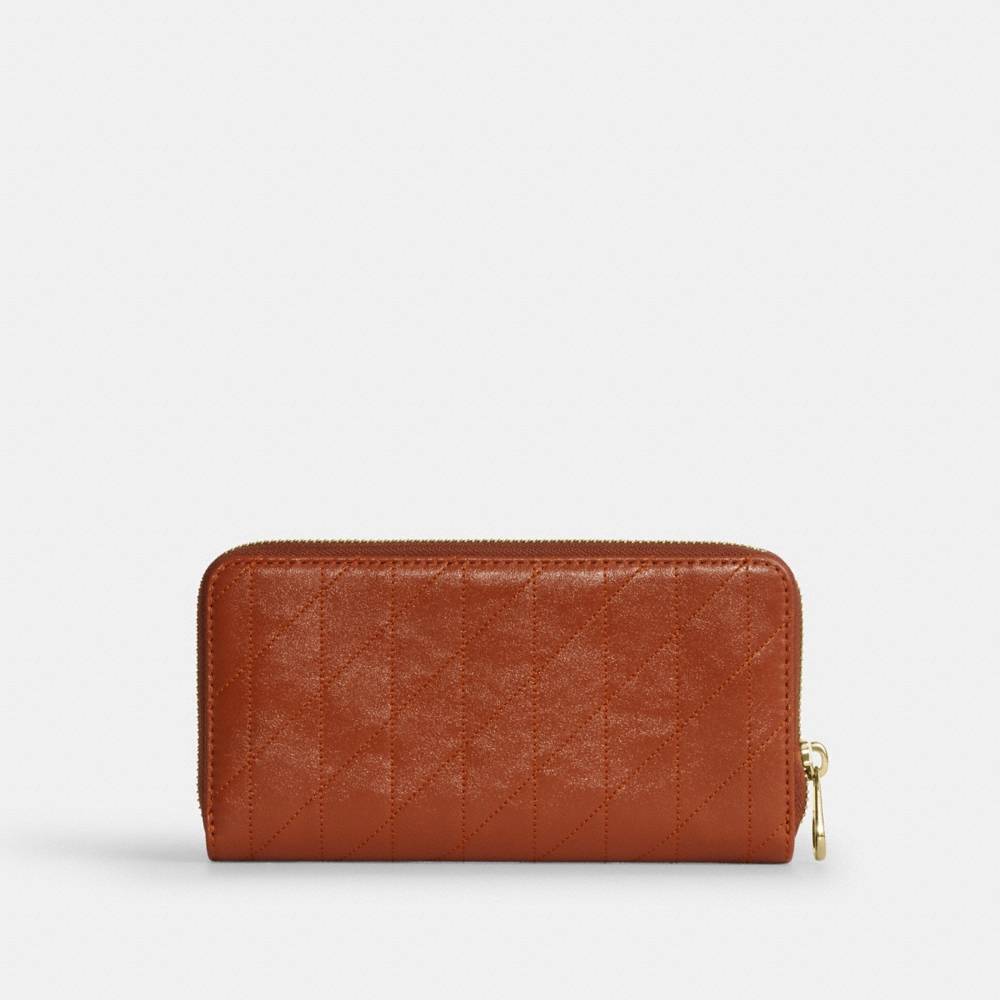 Coach Outlet Long Zip Around Wallet With Quilting - Preorder