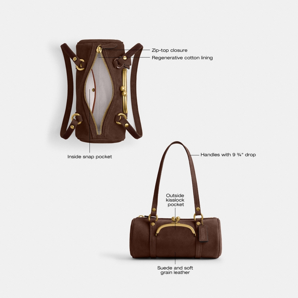 Coach Outlet Kisslock Barrel Bag 28 - Preorder