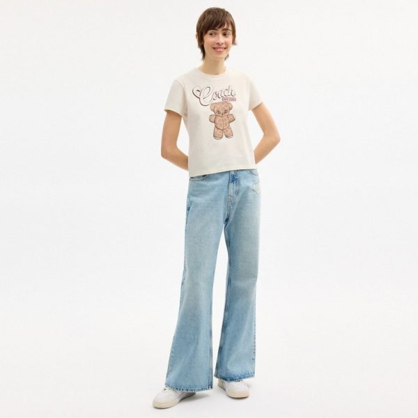 Coach Outlet Teddy Stuffie T-Shirt In Organic Cotton - Preorder