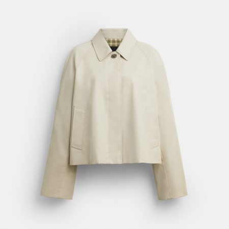 Coach Outlet Swing Trench Coat - Preorder — Khaki