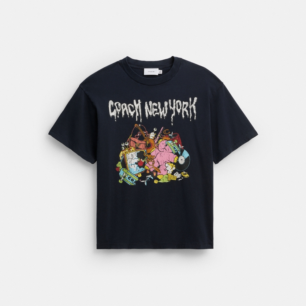 Coach Outlet Cartoons Relaxed T-Shirt In Organic Cotton - Preorder