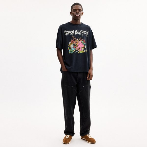 Coach Outlet Cartoons Relaxed T-Shirt In Organic Cotton - Preorder