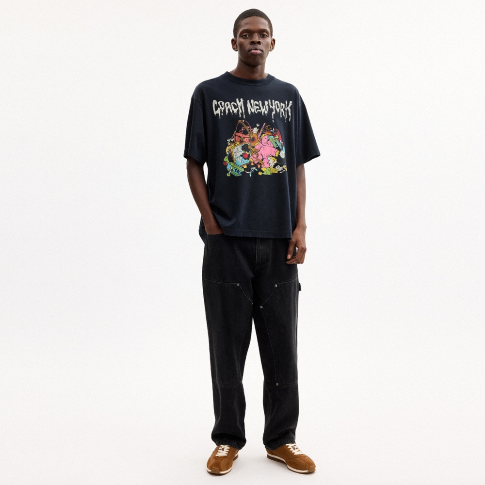 Coach Outlet Cartoons Relaxed T-Shirt In Organic Cotton - Preorder