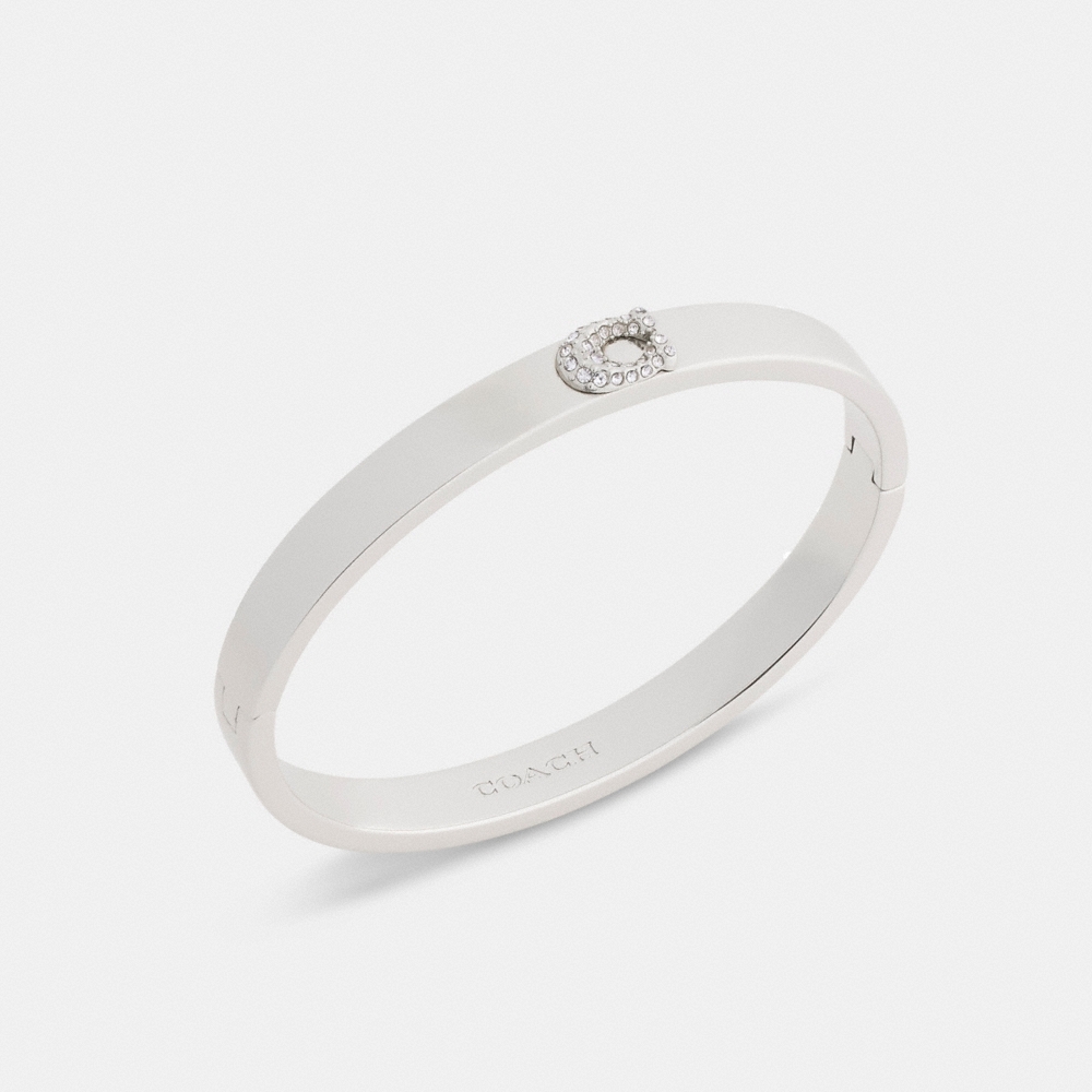 Coach Outlet Pavé C Hinged Bangle - Preorder