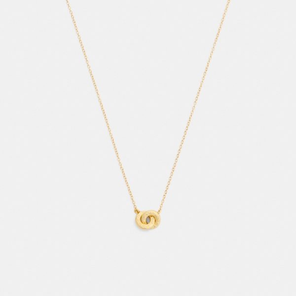 Coach Outlet Interlock Pendant Necklace - Preorder