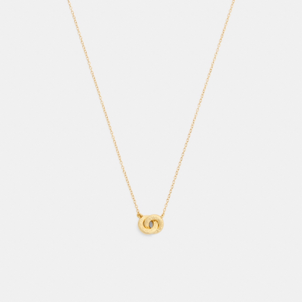 Coach Outlet Interlock Pendant Necklace - Preorder