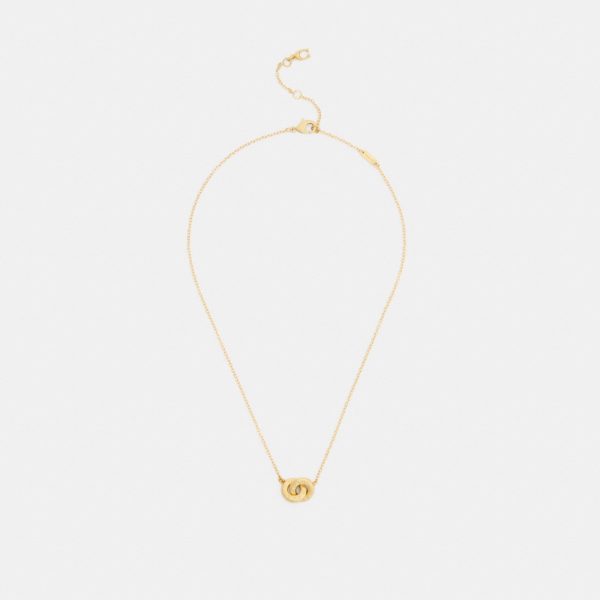 Coach Outlet Interlock Pendant Necklace - Preorder