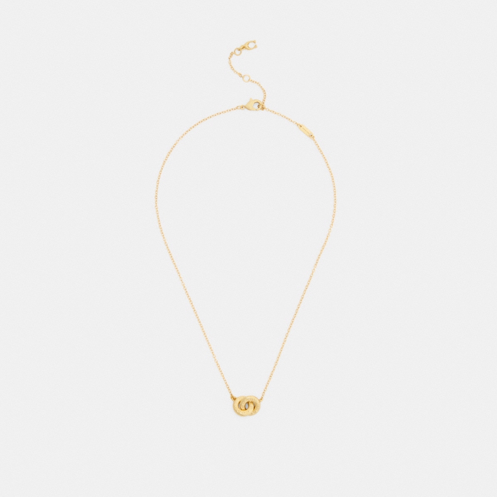Coach Outlet Interlock Pendant Necklace - Preorder