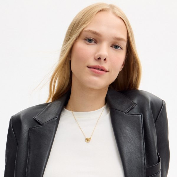 Coach Outlet Interlock Pendant Necklace - Preorder