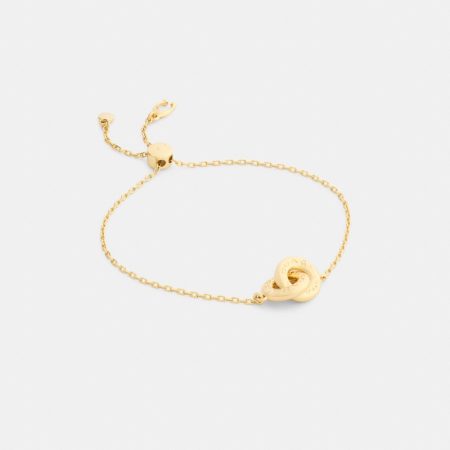 Coach Outlet Interlock Slider Bracelet - Preorder — Brass