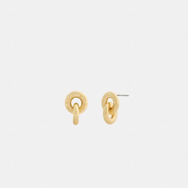 Coach Outlet Interlock Drop Earrings - Preorder
